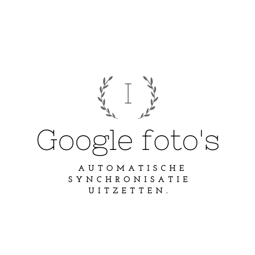 Logo Google Foto's automatisch sycnchronisatie uitzetten